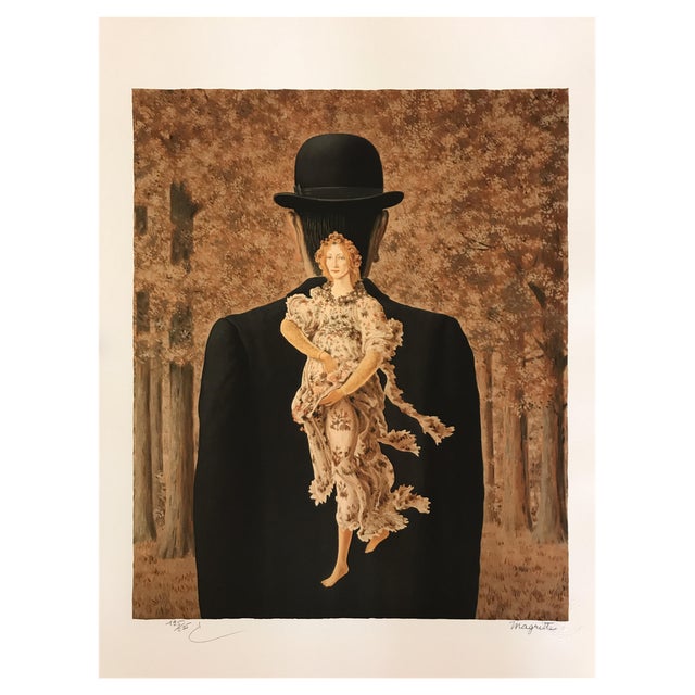 After René Magritte, The Ready-Made Bouquet, Lithograph For Sale