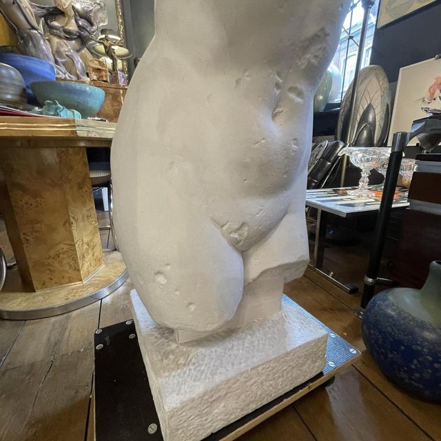 Large Studio Plaster Sculpture Bust of Woman by Lola Di Vito For Sale - Image 6 of 12