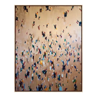 Large Abstract Acrylic Painting Titled Concerto For Sale