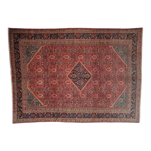 1950s Vintage Persian Sultanabad Rug For Sale