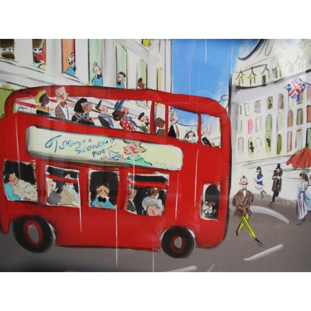 Not Yet Made - Made To Order Grace Travels the World: London, Framed Print For Sale - Image 5 of 6