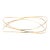 Tiffany & Co Elsa Peretti Wave 3 Row Bangle Bracelet, 18k Yellow Gold, 7.5 Inch For Sale