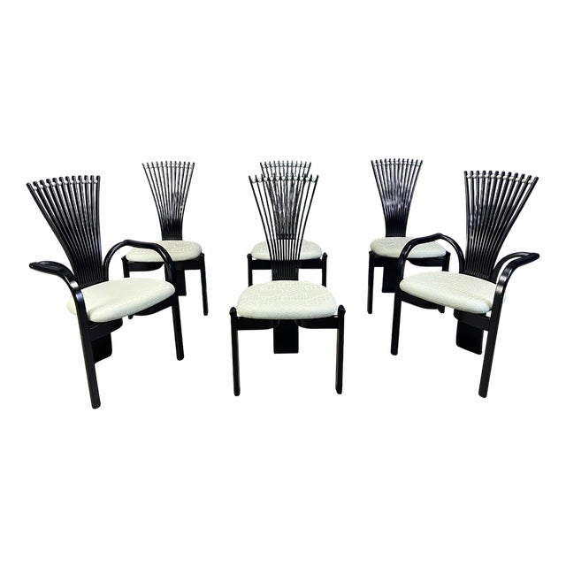 Totem Chairs by Torstein Nilsen for Westnofa, 1980s, Set of 6 For Sale