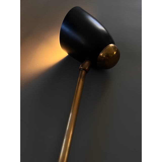 Mid-Century Modern Vintage Swing Arm Articulating Wall Lamp, 1950s For Sale - Image 3 of 8