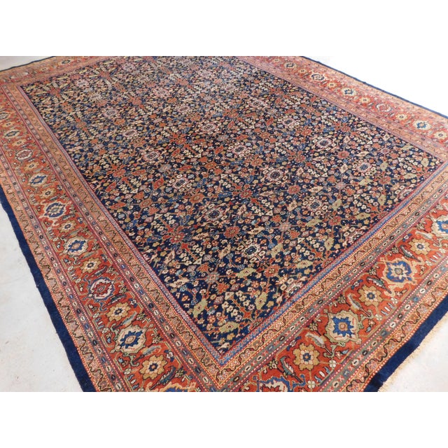 Vintage Trellis Design Turkish Rug - 7'9" × 10′8″ For Sale - Image 4 of 18
