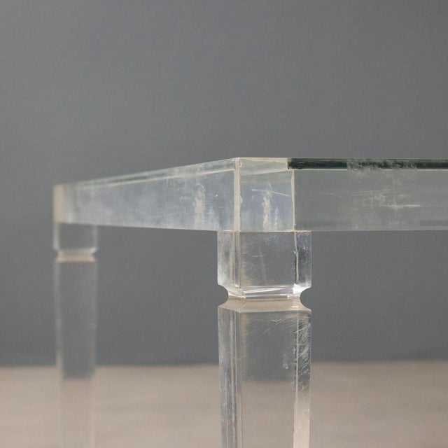 Vintage Coffee Table in Plastic and Glass, Italy, 1990s For Sale - Image 4 of 9