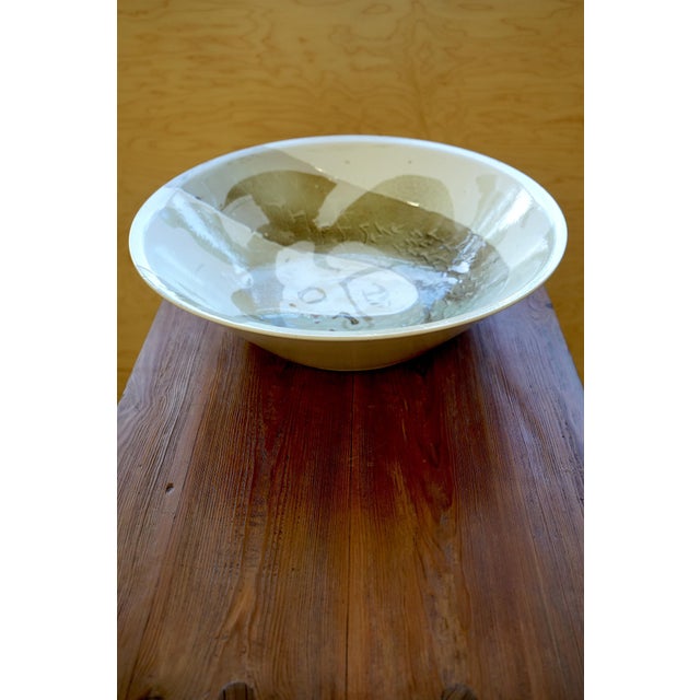 Carl-Harry Stålhane (Sweden, 1920-1990) Carl-Harry Stålhane, a large stoneware bowl, Designhuset, Sweden. Signed S Carl-...