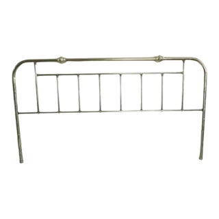 1990s Gold Brass King Size Headboard For Sale
