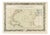 Antique Map of the Atlantic Ocean with Ornate Border by Desnos, 1761 For Sale