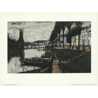 Bernard Buffet 'Bords De Marne' France Offset Lithograph For Sale