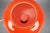 Czech Orange Opaline Glass Mushroom Table Lamp, 1970s For Sale - Image 6 of 13
