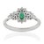 Not Yet Made - Made To Order Diamond Studded Regal Natural Emerald Wedding & Engagement Cocktail Ring Size 6 For Sale - Image 5 of 13
