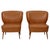 Vintage Expo 58 Cocktail Chairs in Cognac Faux Leather, 1960s, Set of 2 For Sale - Image 14 of 18