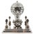 La Montgolfiere Table Centre Caviar Display by Richard Lauret For Sale