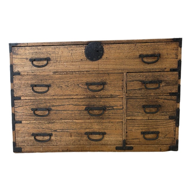 Antique Japanese Tansu Chest For Sale