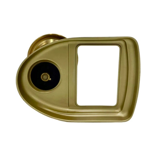 Vintage Golden Age Cigarette Holder Dispenser Lamp Metal For Sale - Image 10 of 12