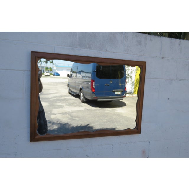 Ethan Allen Ethan Allen Baumritter Large Wall Bathroom Vanity Mirror 5834 For Sale - Image 4 of 11