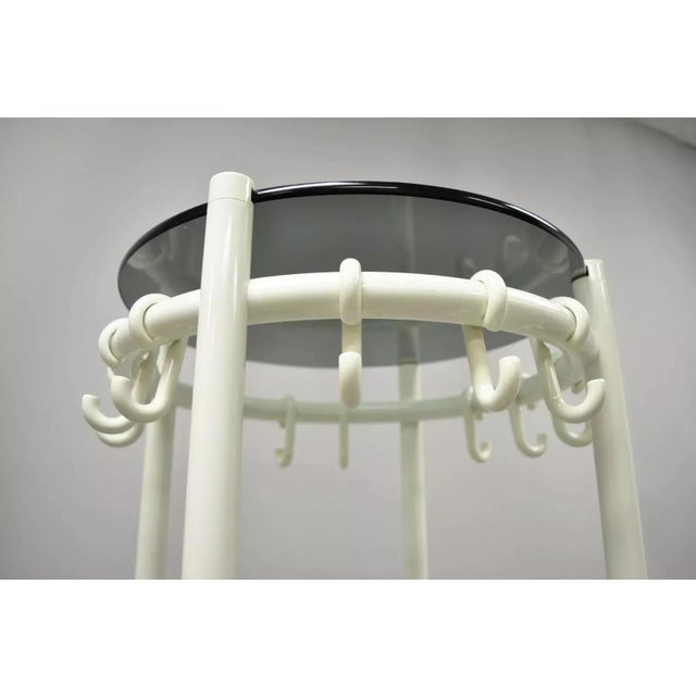 Late 20th Century Vintage Mid Century Modern Joe Colombo Style Coat Tree Hook Rack Umbrella Stand For Sale - Image 9 of 10
