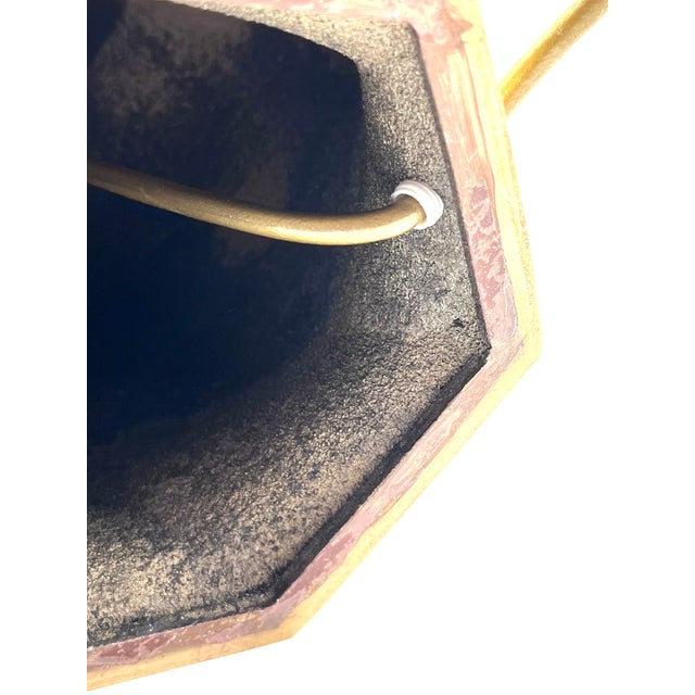 Large Hollywood Regency Twisted Brass Table Lamp by Gomiero, Italy, 1970s For Sale - Image 12 of 18