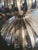 Late 20th Century Mid Century Modern Ribbed Chrome Table Lamp, For Sale In Dallas - Image 6 of 12