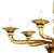 Contemporary Linear "Rigadin"amber Murano Glass Chandelier For Sale - Image 4 of 5