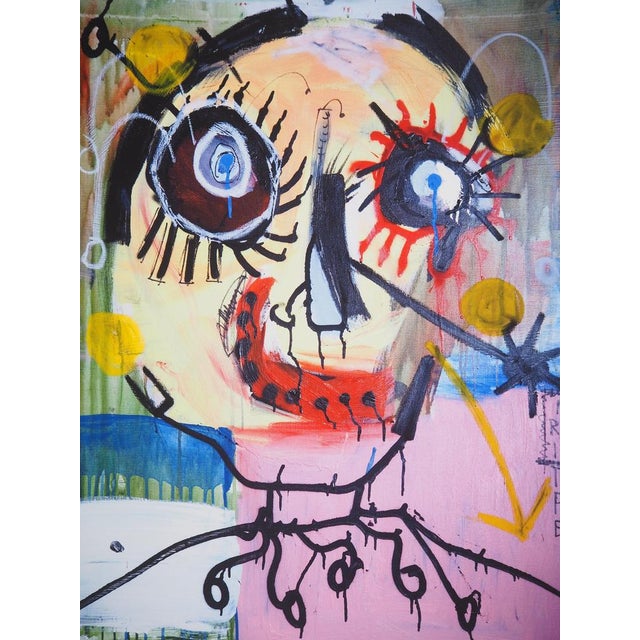 Modern Paul Kostabi, Jeune fille au collier, Giclee Print For Sale - Image 3 of 8