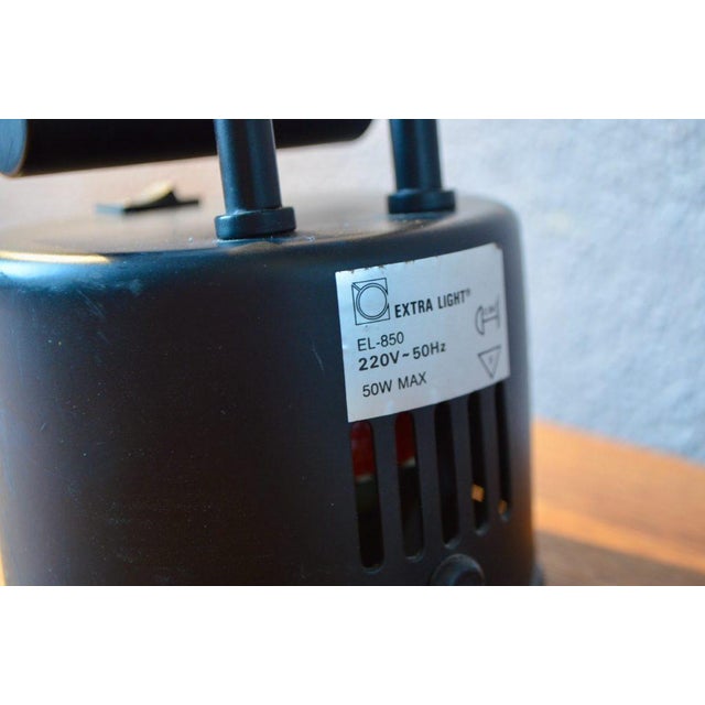 Black Black Desk Lamp with Pendulum and Double Counterweight, 1990s For Sale - Image 8 of 13