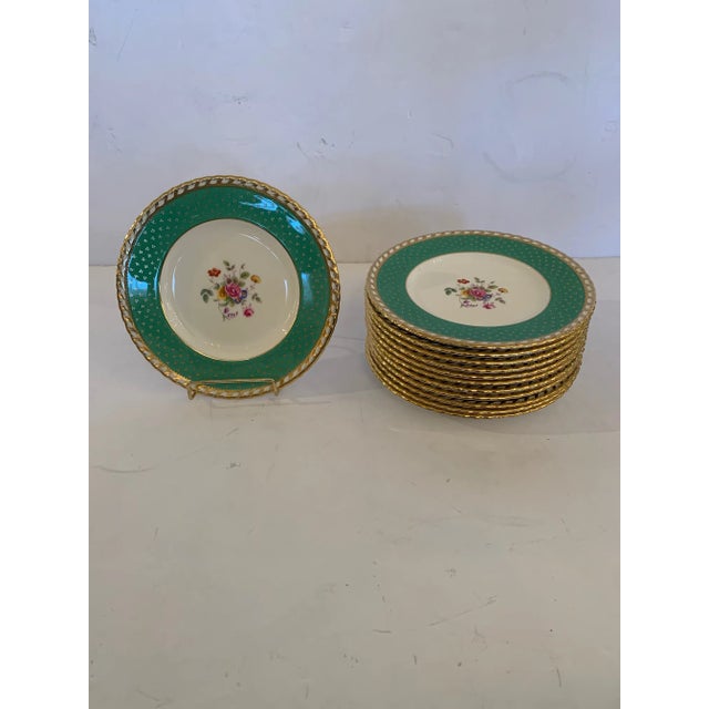Tiffany China Dessert or Luncheon Plates -Set of 12 For Sale In Philadelphia - Image 6 of 10