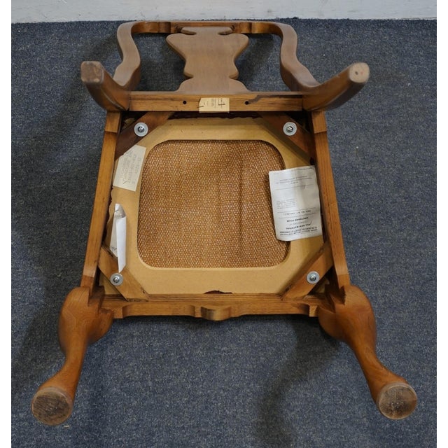 Thomasville Furniture Fisher Park Collection Splat Back Dining Side Chair 21621-811-812 For Sale - Image 9 of 11