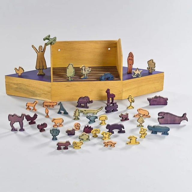 Noah's Ark by Ugo Nespolo, 1973 For Sale - Image 3 of 10