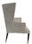 J. Robert Scott J. Robert Scott Modern Designer Wing Back Arm Chair For Sale - Image 4 of 5