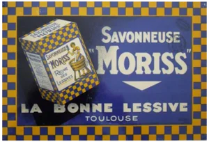 1920's Original French Advertising Tin, Moriss