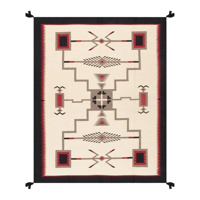 Tuscany Wool Ivory Area Rug, 5' 2'' X 7' 0'' For Sale