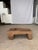 Stool in Raw Organic Monoxyl Asian Teak with Openwork Base For Sale - Image 10 of 18