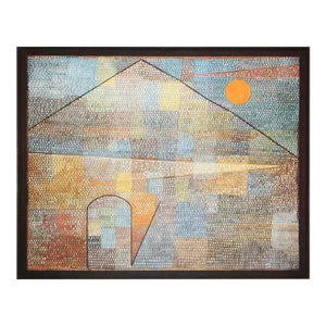 1989 After Paul Klee "Ad Parnassum", Full-Color Print From France