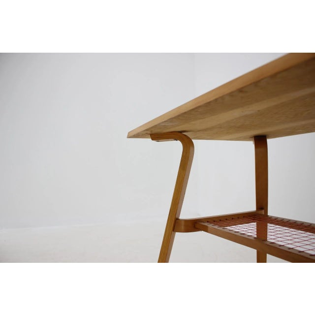 Wood Mid-Century Side Table by Bohumil Landsman, 1960s For Sale - Image 7 of 8