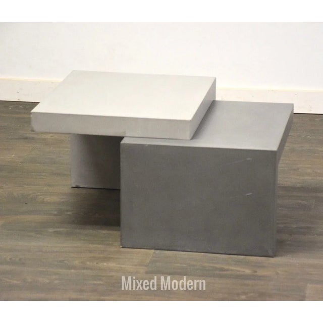 Sculpture Materials Roche Bobois Cocktail End Table For Sale - Image 7 of 7