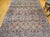 Antique Persian Kerman Lavar Rug, Hand-Knotted Wool, All-Over Floral Pattern, Ivory & Blue, 9x12 For Sale - Image 15 of 16