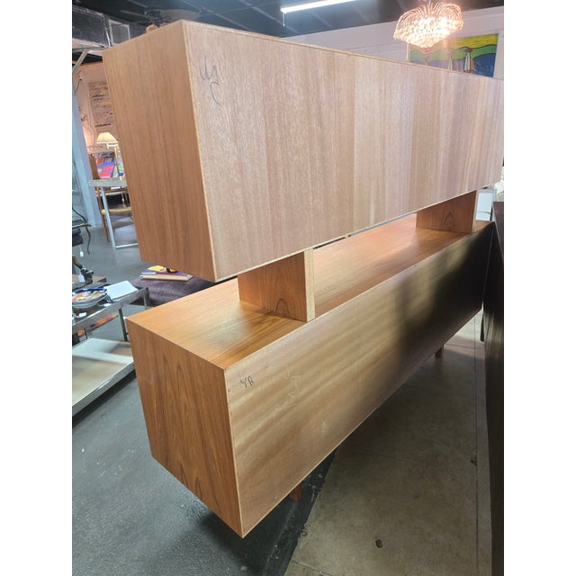 Mid Century Modern Danish Hutch/Credenza For Sale - Image 4 of 11