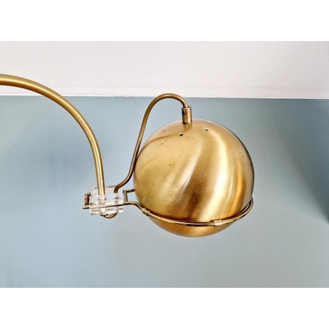 Eyeball Double Arc Brass Floor Lamp from Gepo, 1970s For Sale - Image 16 of 18