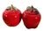 1970s 1970s California Ceramic Apples Shaped Storage Canisters - A Pair For Sale - Image 5 of 9