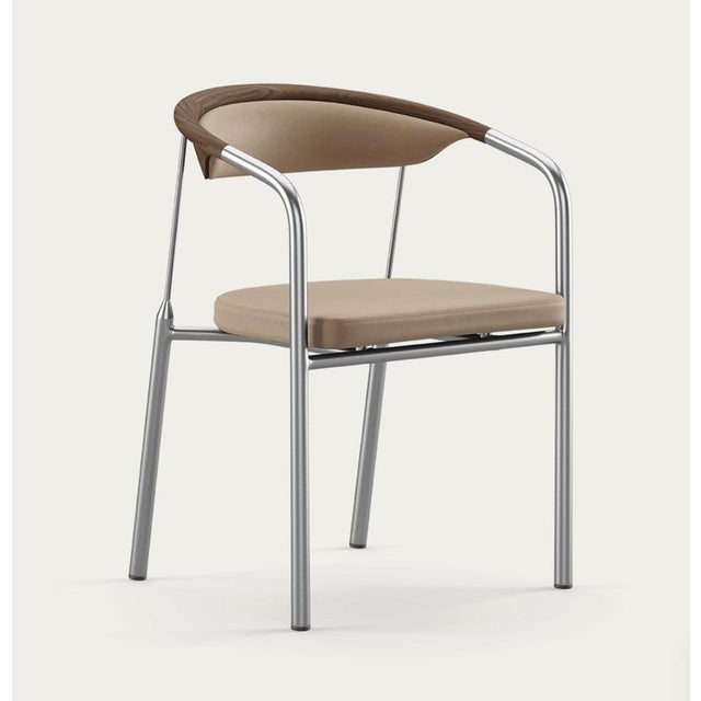 Chairman Chair in Walnut with Upholstery in Lime by Henrik Tengler for One Collection For Sale - Image 4 of 16