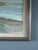 Textile 1957 Mid-Century Modern 'Calm Coast' Vintage Swedish Original Coastal Landscape Oil Painting, Framed For Sale - Image 7 of 12