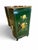 Wood Vintage Chinese Green Lacquered Serpentine Credenza / Sideboard With Soapstone Inlay For Sale - Image 7 of 12