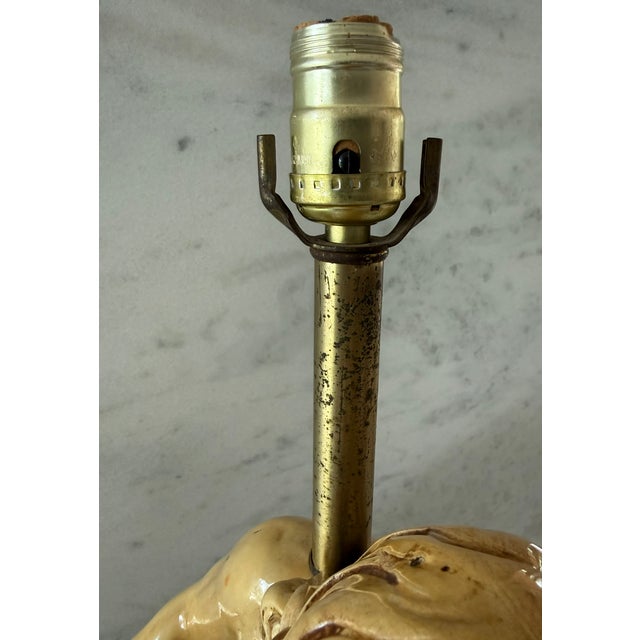 Large Vintage Italian Statue Table Lamp For Sale - Image 12 of 12