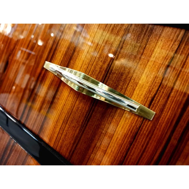1930s Art Deco French Rosewood Chest of Drawers, 1930s For Sale - Image 5 of 13