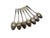 Metal Art Deco Brass Spoons, 1950s, Set of 6 For Sale - Image 7 of 9