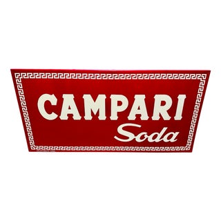 Vintage Campari Soda Sing, 1950 For Sale