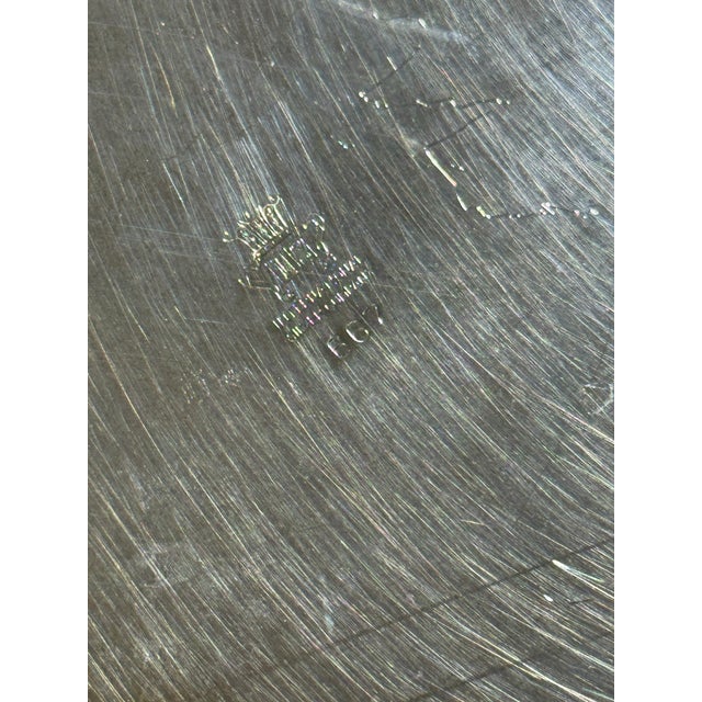 Metal Large International Silver Vintage Silver-Plate Tray For Sale - Image 7 of 7