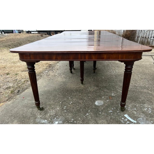 Traditional Early 19th Century Patented Attributed to Gillows Imperial Mahogany Dining Table For Sale - Image 3 of 7